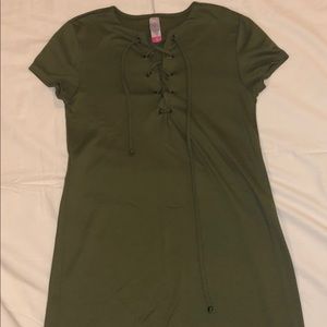 Olive Green Dress